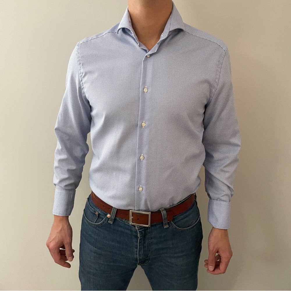Linea In ‘Made in Italy’ 2-Ply Easy Care Dress Shirt